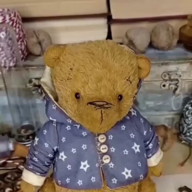 Artist teddy bear, Stuffed animal, Cute bear - 玩偶/公仔 - 其他材质 