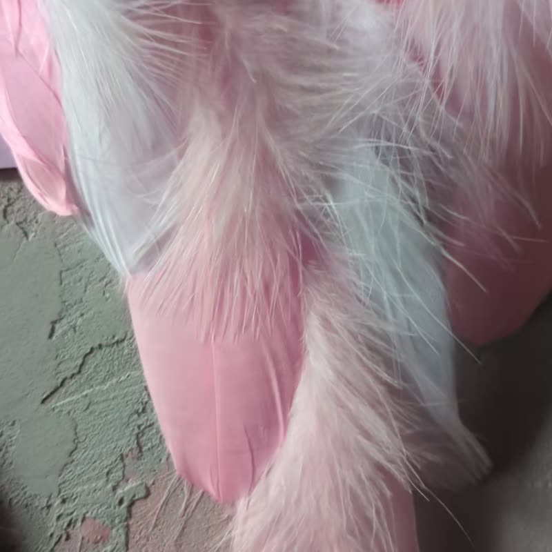 Pink cat dream catcher | Cat owner gift idea | Love cats | Kitten dreamcatcher - 墙贴/壁贴 - 绣线 粉红色