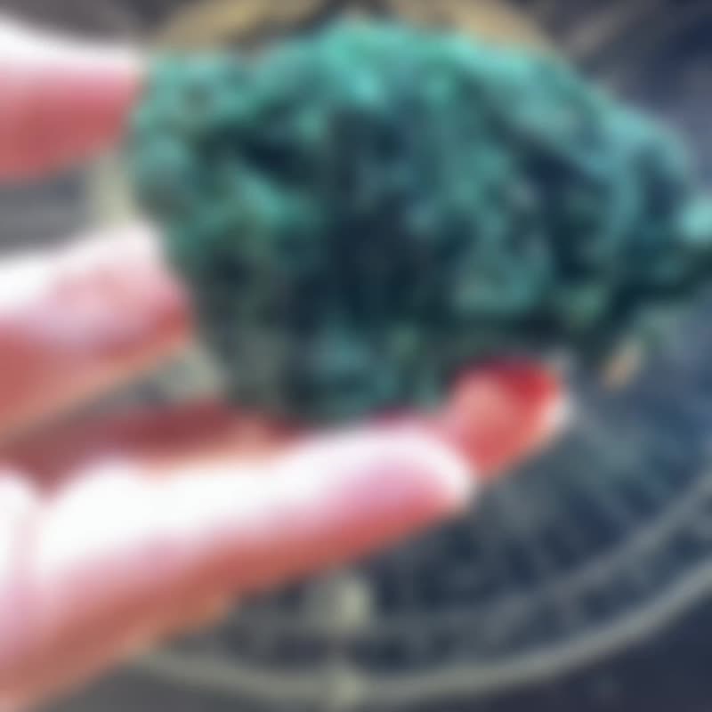 2208 刚果金夏沙孔雀石 - 摆饰 - 半宝石 