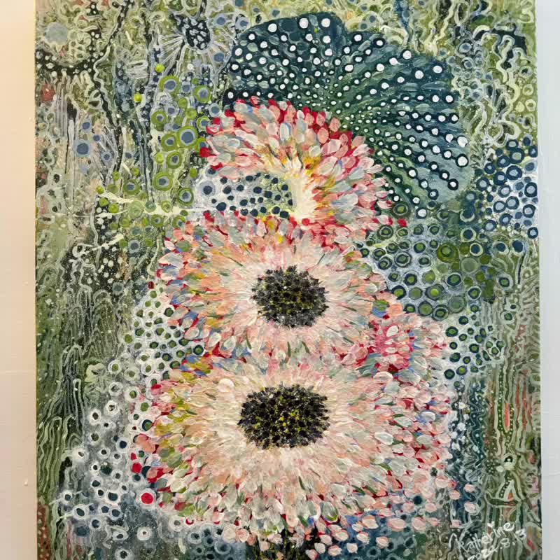 爱的能力-原创压克力画45.5x53cmx2cm - 海报/装饰画/版画 - 压克力 