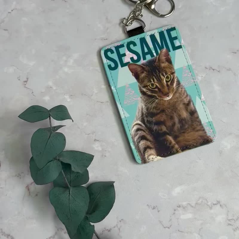 定制化 |  皮革 杂志风格 双卡 证件套/票卡夹 - 证件套/卡套 - 人造皮革 多色