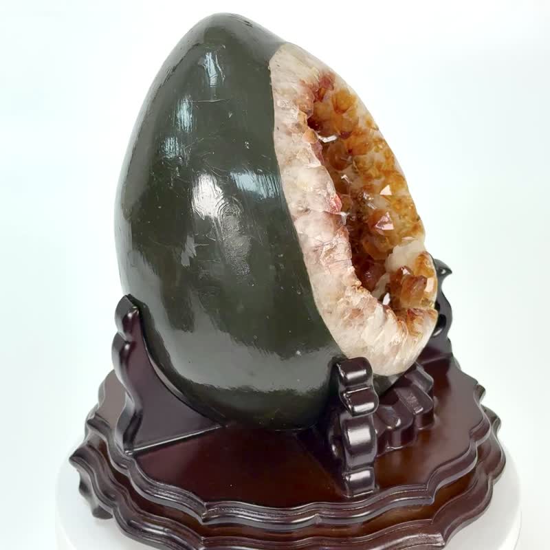 巴西黄晶洞 053100 - 摆饰 - 水晶 黄色