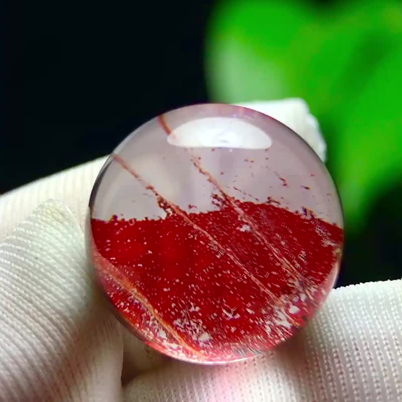 14mm全美天然红胶花单珠  无暇 可镶嵌随心设计 - 其他 - 水晶 