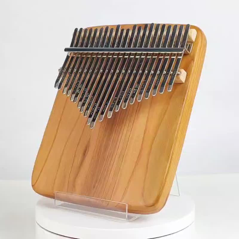 美西侧柏拇指琴/21音拇指琴/KALIMBA - 吉他/乐器 - 木头 金色