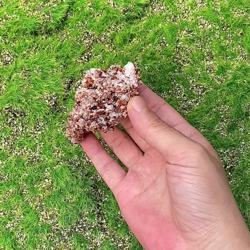 天然原矿钻石米粒方解石 财运 改善磁场 圆融气场 - 摆饰 - 水晶 多色