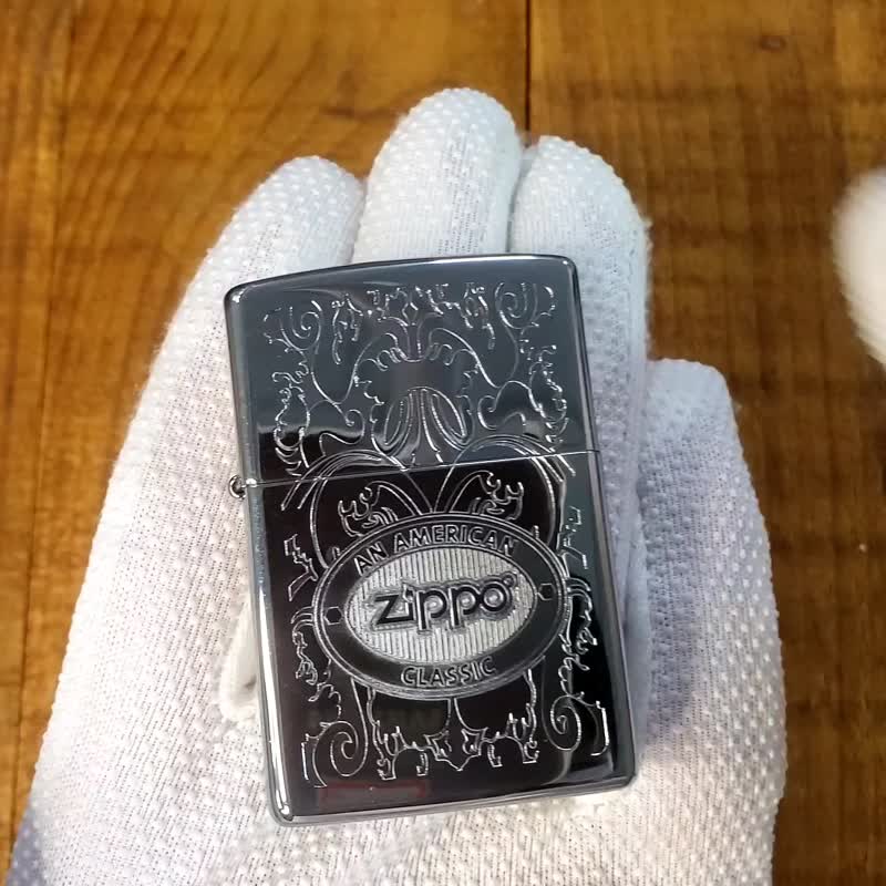 【ZIPPO官方旗舰店】 皇冠火焰防风打火机 24751 - 其他 - 其他材质 银色