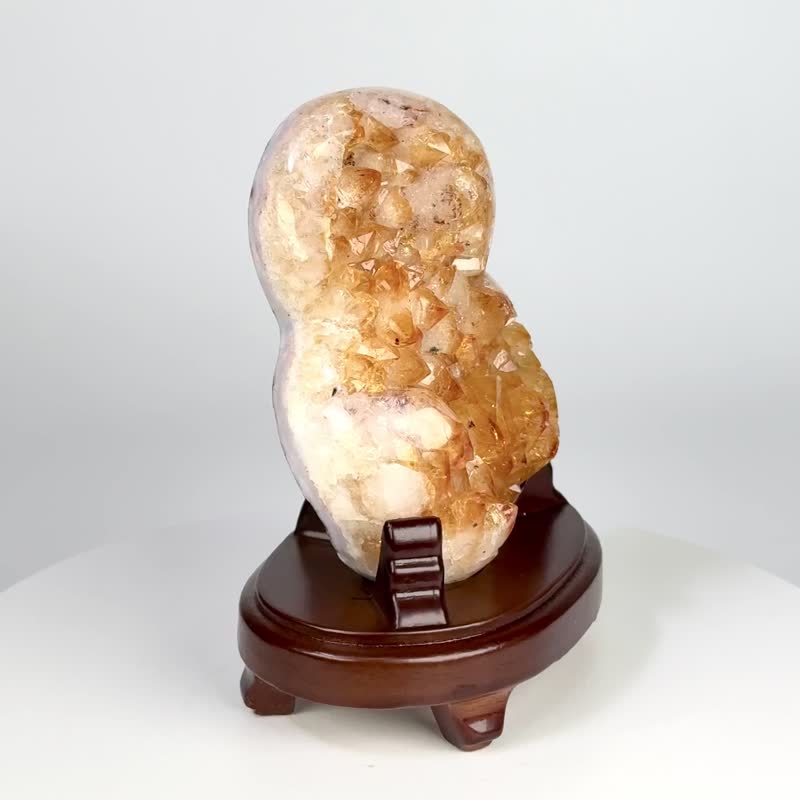巴西黄晶花生 410443 - 摆饰 - 水晶 黄色