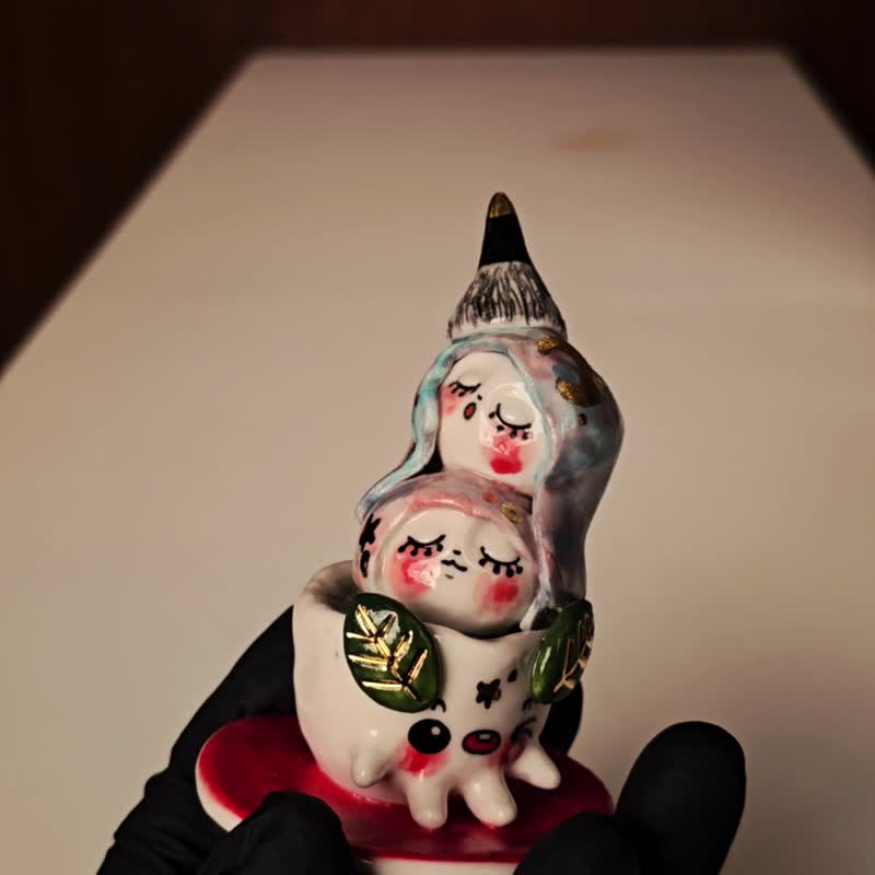 茶之精灵 - MYOSTERY 艺术公仔 - 玩偶/公仔 - 瓷 多色