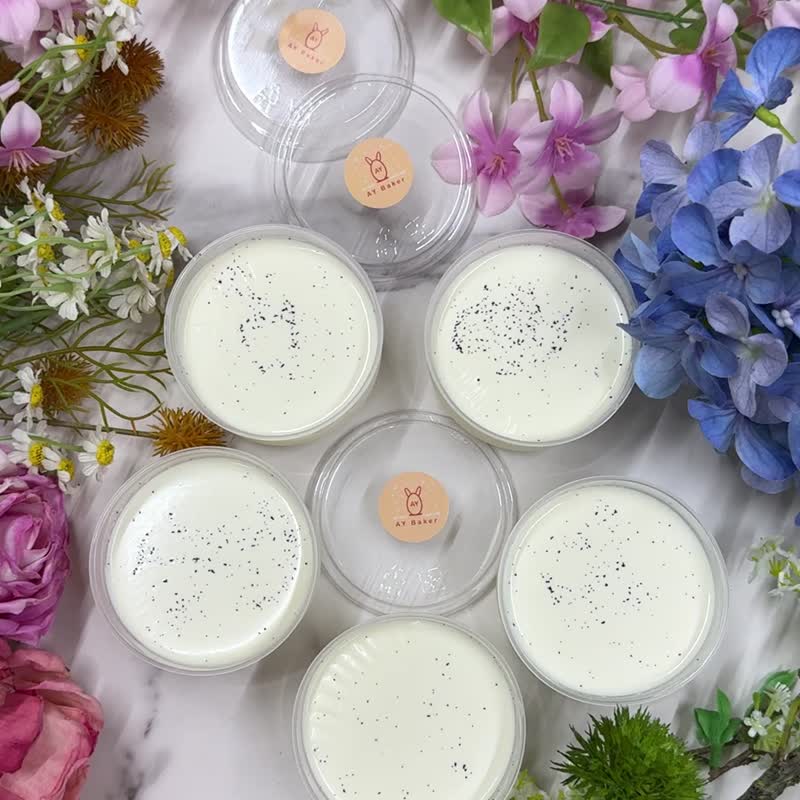 AY baker 小农鲜奶香草籽奶酪 - 奶冻/布丁 - 新鲜食材 白色