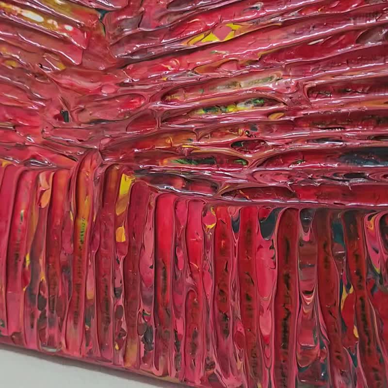 压克力画/丙烯艺术创作/【礼物】原创手作疗愈/送礼20×20装饰画 - 摆饰 - 压克力 