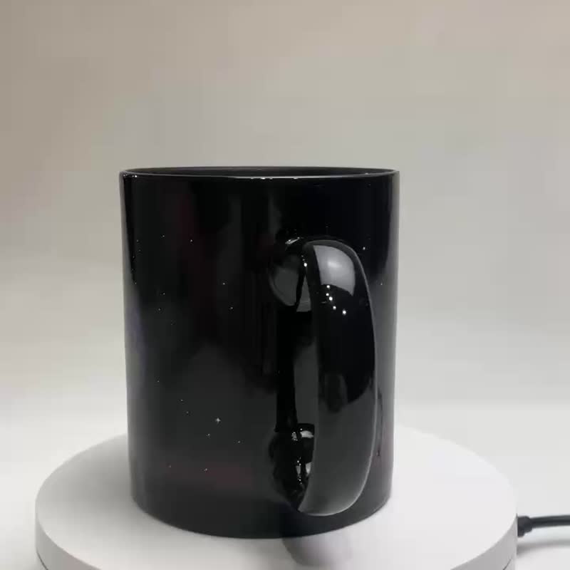 科学马克杯系列/NASA太阳系感温变色杯 - 咖啡杯/马克杯 - 瓷 白色