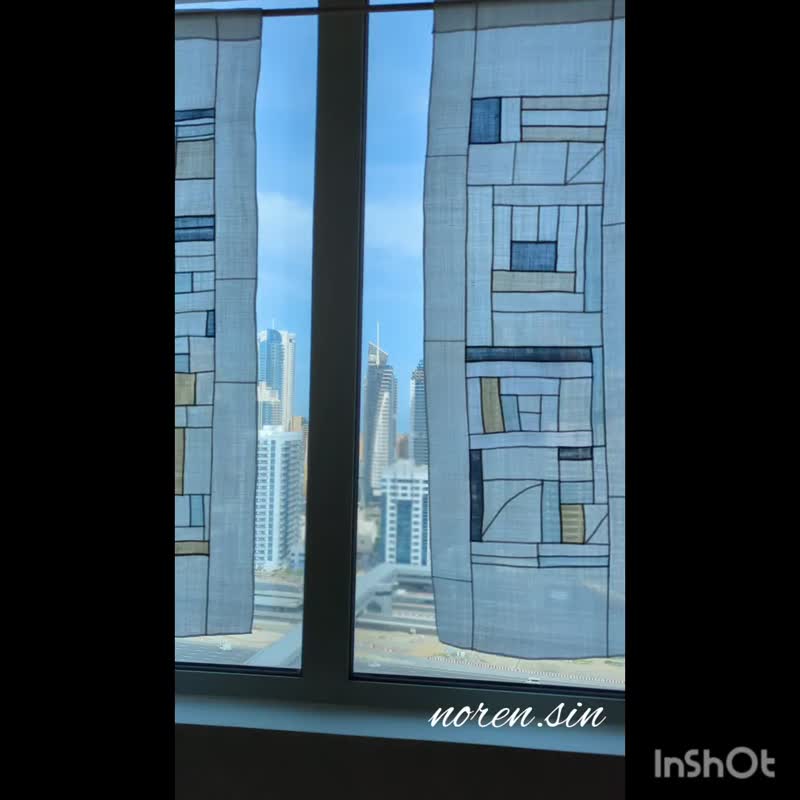 订购 bojagi 风格的窗帘 - 门帘/门牌 - 棉．麻 