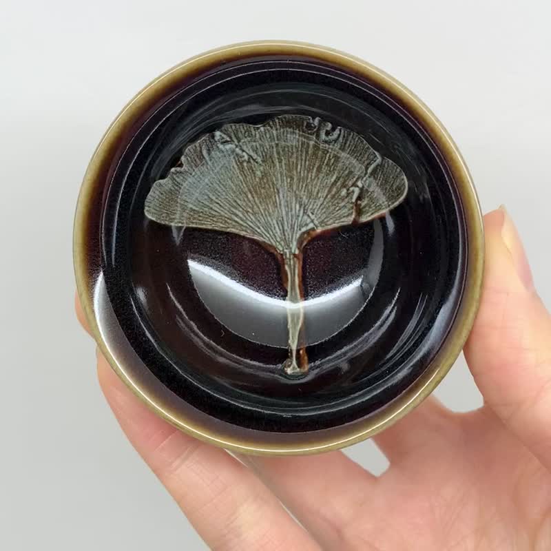 木叶天目功夫杯 60ml 邱毓宁 莺歌烧 B9-05 - 茶具/茶杯 - 瓷 多色