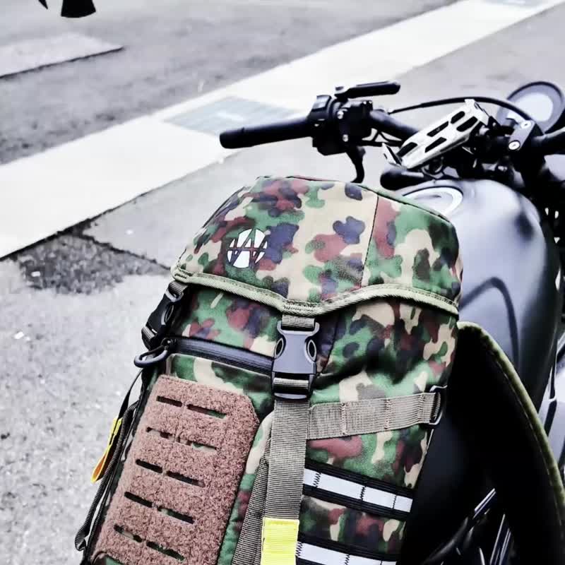 WAVES APE 浪猿 Aventra 漫游者防水后背包 丛林迷彩 15L - 后背包/双肩包 - 聚酯纤维 