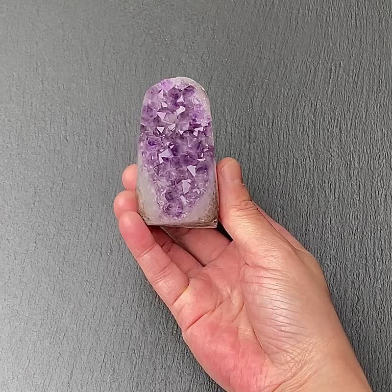 招财开运-天然原矿紫晶镇 紫水晶 消磁手链 快速出货 - 摆饰 - 水晶 紫色