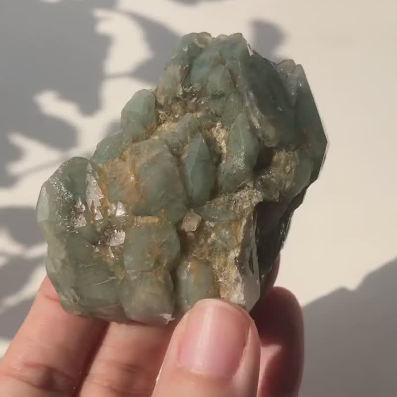 稀有绿幽灵簇 城堡 骨干 幽灵 绿水晶 水晶簇 天然原石 crystal - 其他 - 水晶 绿色
