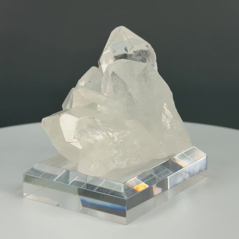 迷你白晶簇  030155 - 摆饰 - 水晶 白色