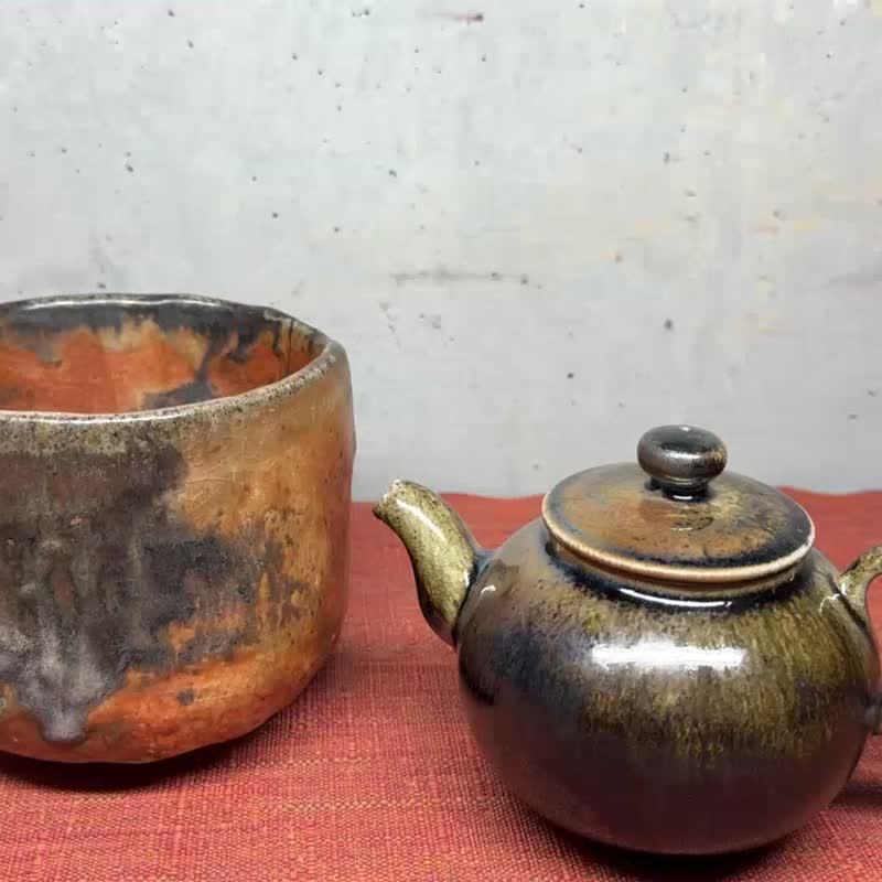 茶壶/正把/柴烧/落灰/杨博戎 - 茶具/茶杯 - 陶 