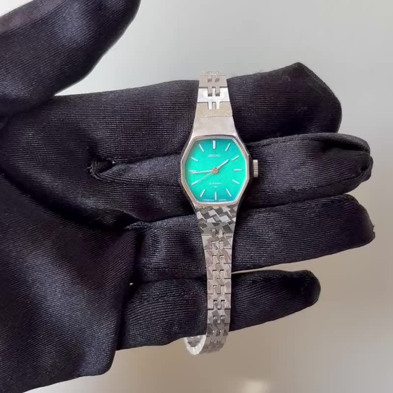 Seiko 中古表/复古时钟/时钟/老表/vintage watch/女表 - 女表 - 其他金属 绿色