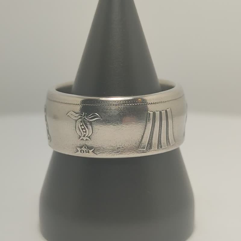 西班牙硬币戒指，西班牙男士戒指，西班牙硬币戒指，西班牙男士戒指 - 戒指 - 其他金属 