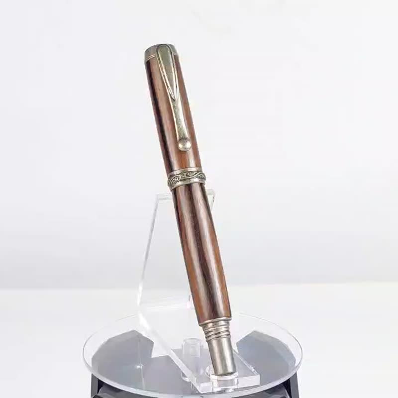 黑檀木太极钢笔 /手工钢笔/KOBE手工笔 - 吉他/乐器 - 木头 咖啡色