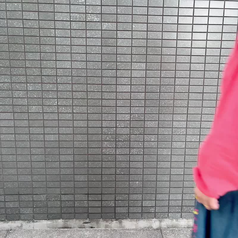 独一无二 | 手绘涂鸦丹宁长裙 (古着再制) - 裙子 - 棉．麻 蓝色