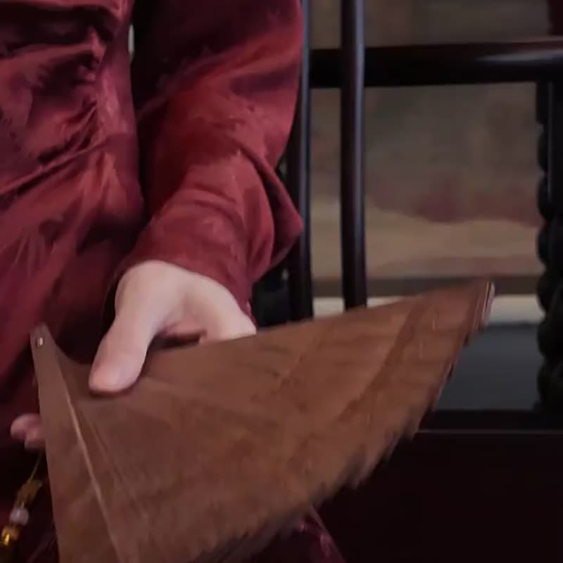 丹朱 鐵鏽紅新中式提花改良旗袍  復古改良新娘敬酒服婚禮禮服 - 旗袍 - 聚酯纤维 红色