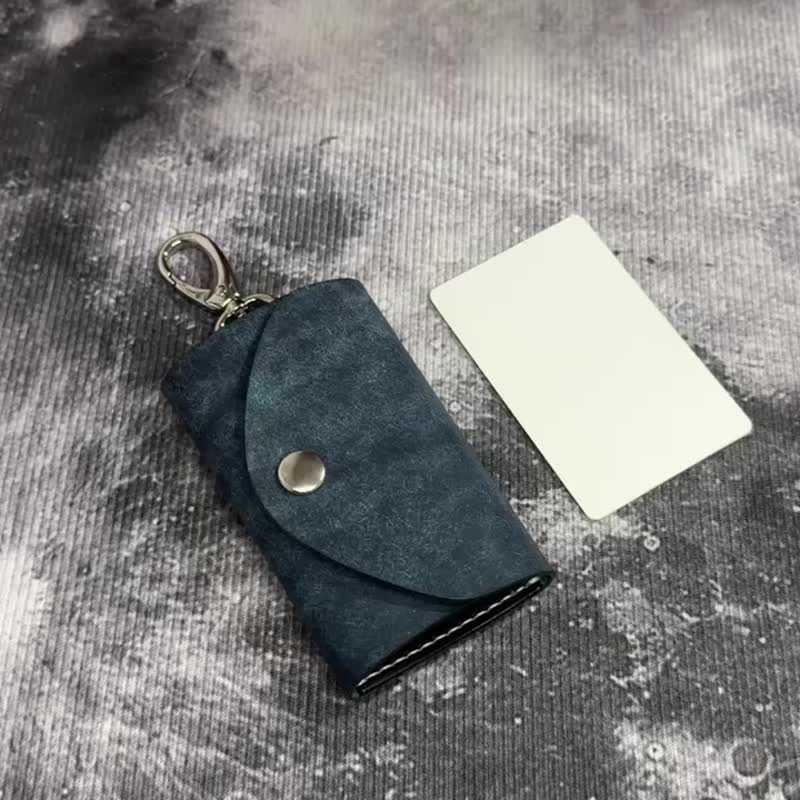 24 小时出货 - 制成现品 - 样品出清 - 皮革三页锁匙包 - 六匙位 - 钥匙链/钥匙包 - 真皮 多色