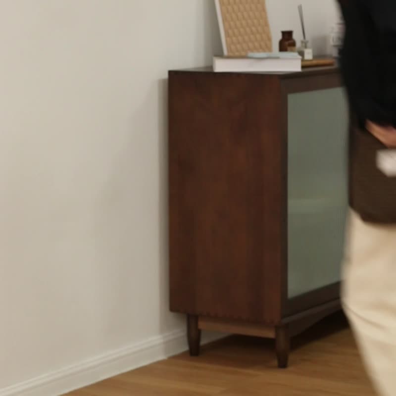 sobag复古格纹斜跨小方包女驼色秋冬毛呢质感文艺小众休闲棉布包 - 侧背包/斜挎包 - 羊毛 咖啡色