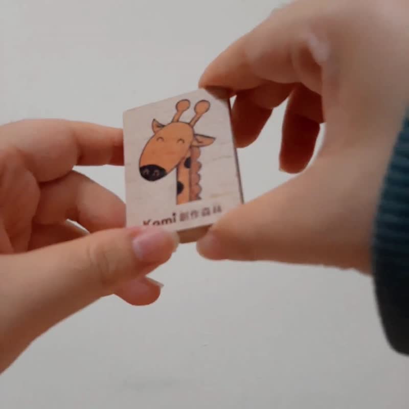 木质多功能小夹 熊熊一起吗 客制化礼物 木夹 夹子 相片夹 便条夹 - 文件夹/资料夹 - 木头 白色