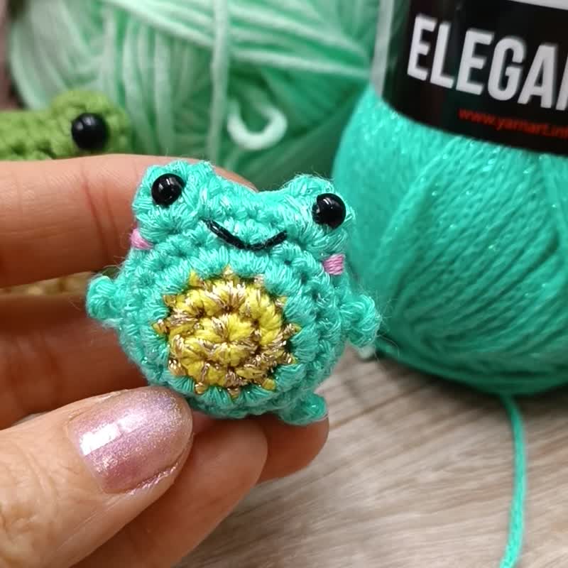 钩针图案青蛙，PDF数位下载，DIY Amigurumi图案 - 手工艺教程/工具书 - 其他材质 