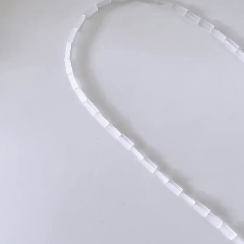 - Koori - 眼镜链 / 口罩链 / 耳机链 / 项链 - 项链 - 玻璃 白色