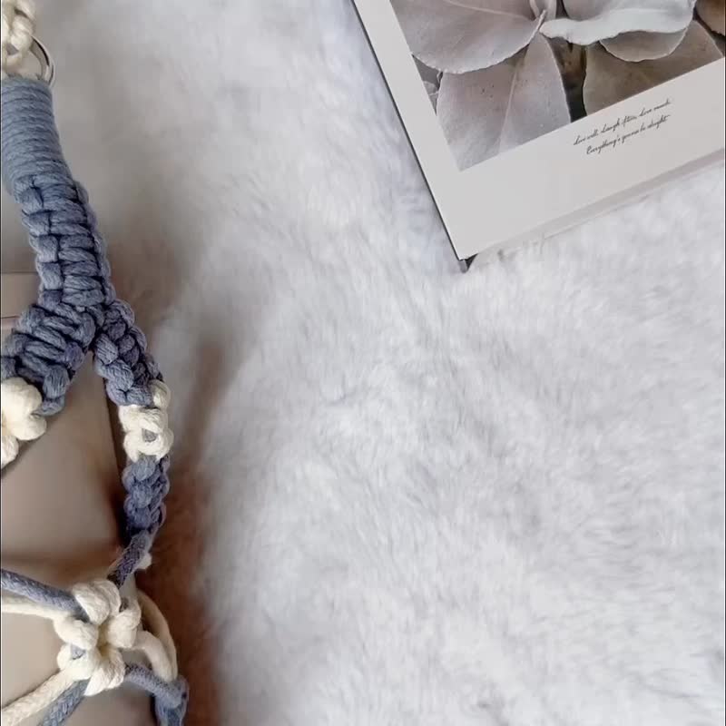 樱花窗花格饮料提袋 - 随行杯提袋/水壶袋 - 其他材质 银色