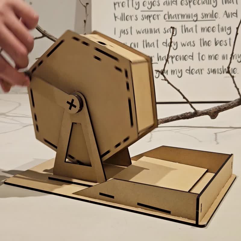 【独家设计】福引摇奖机 | 日式摇珠机 | 节庆抽奖&活动必备 ! - 其他 - 木头 卡其色