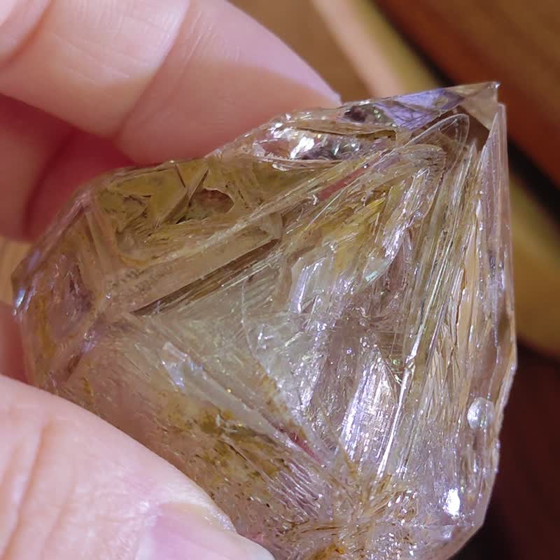 天然骸骨水晶|大颗能量|窗口水晶|高频 - 摆饰 - 水晶 