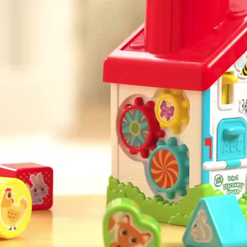 官方直营快速出货 - 仅限寄送台湾【LeapFrog】四合一探索小屋 - 玩具/玩偶 - 塑料 绿色