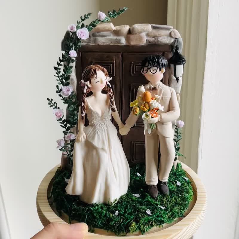 婚礼纪念、新婚贺礼、定制公仔 - 订制画像 - 粘土 多色
