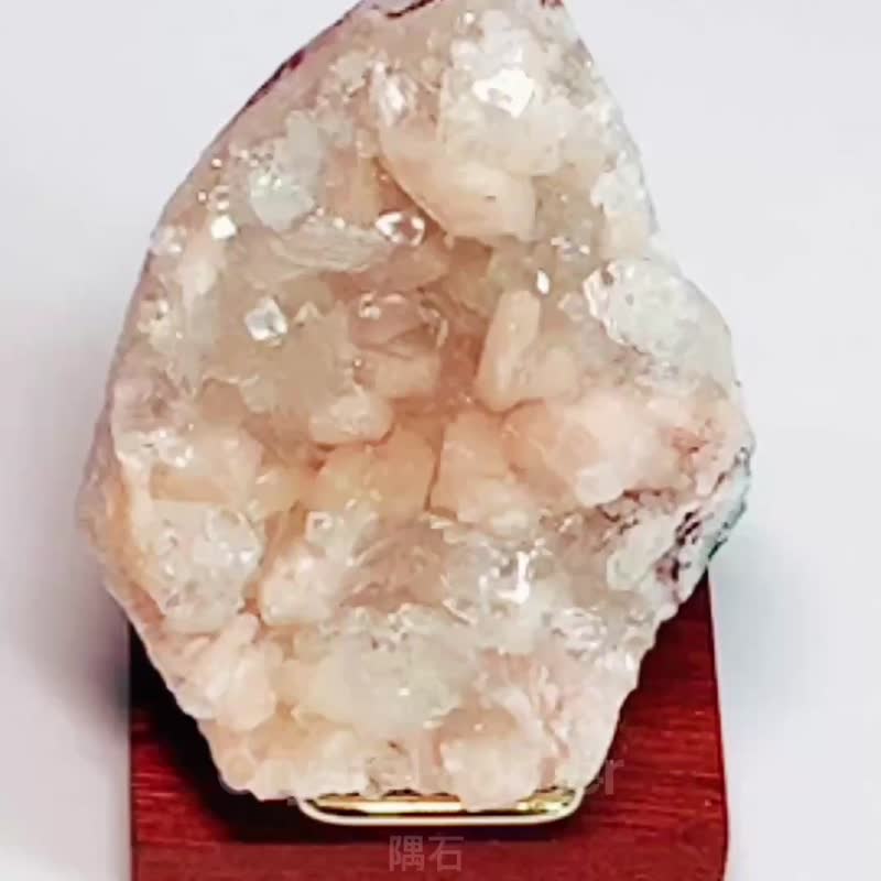 Crystal Corner 隅石丨印度钻石与沸石共生鱼眼石267丨净化丨疗愈 - 摆饰 - 水晶 