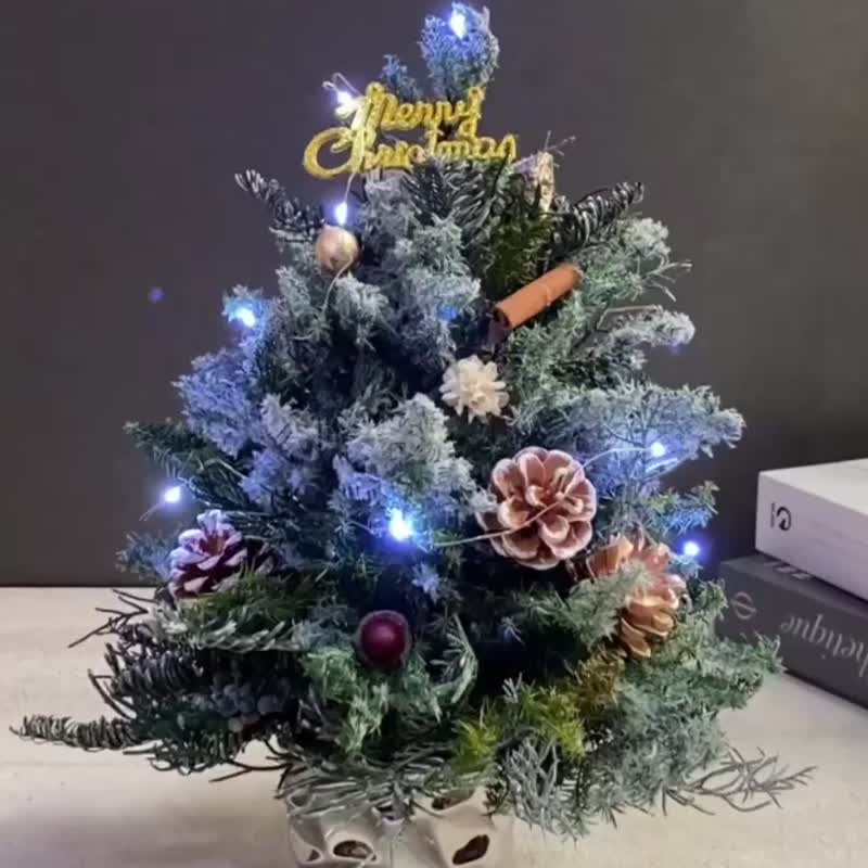 圣诞树 不凋雪松耶诞树  圣诞节礼物 交换礼物 不凋松柏圣诞树 - 干燥花/捧花 - 植物．花 绿色