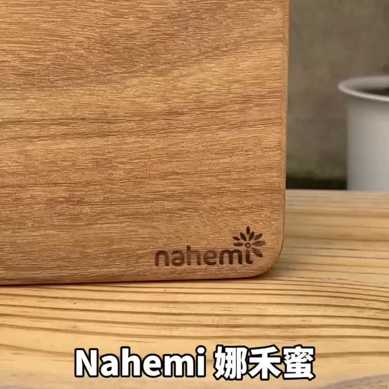 【实木原切】非洲柚木实木砧板 露营木头砧板 无拼接实木切菜板 - 托盘/砧板 - 木头 