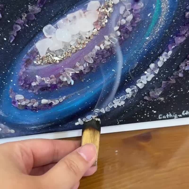 水晶画系列 星河静语 - 海报/装饰画/版画 - 水晶 