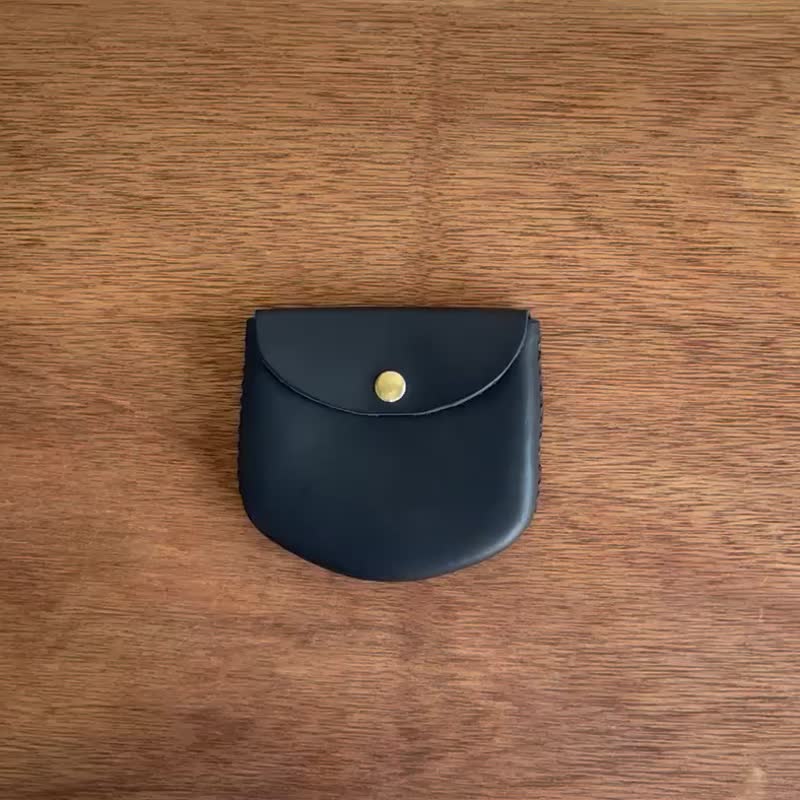 圆形零钱包 - 皮夹/钱包 - 真皮 