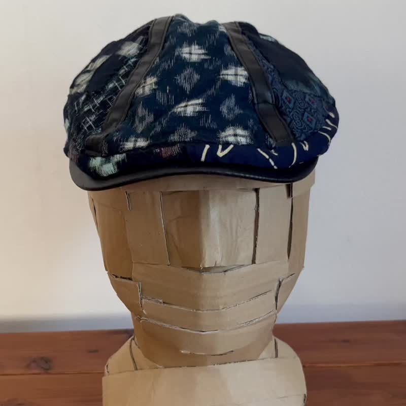 褴褛拼接便帽 hnc-001 - 帽子 - 棉．麻 