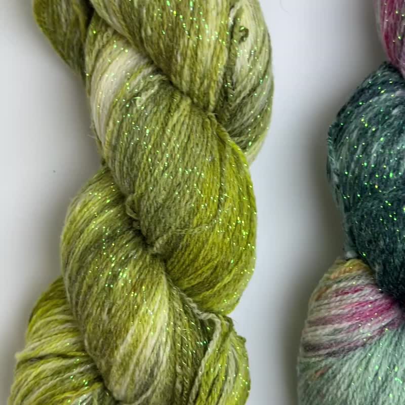 fufugarden手染線雲絮系列-100%羊毛細線 - 编织/刺绣/羊毛毡/裁缝 - 羊毛 