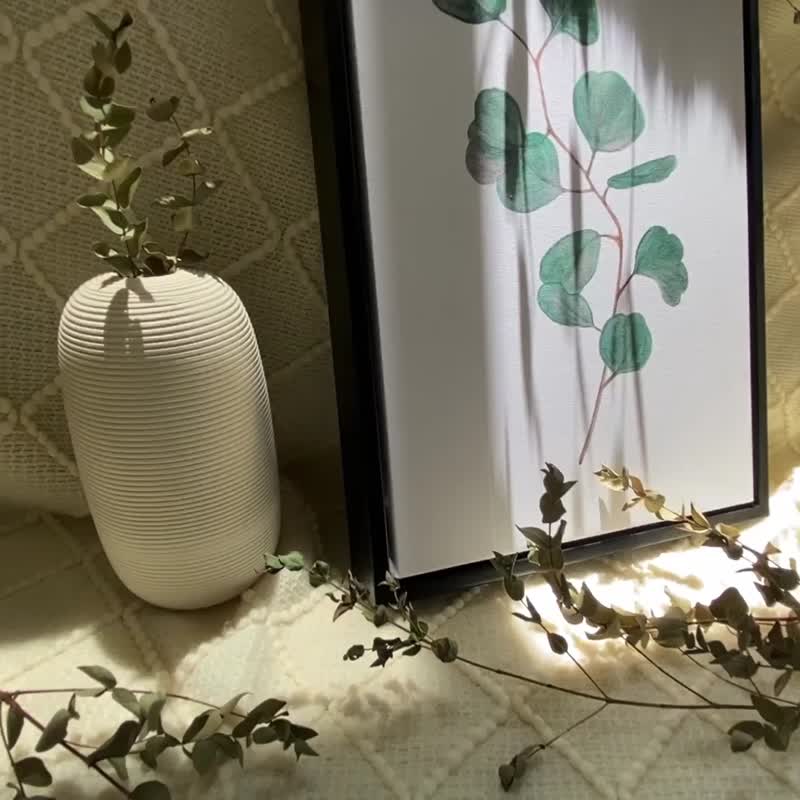 花草生活—柠檬尤加利 - 挂画/清新风/植物/咖啡厅布置/绿植挂画 - 海报/装饰画/版画 - 其他材质 多色