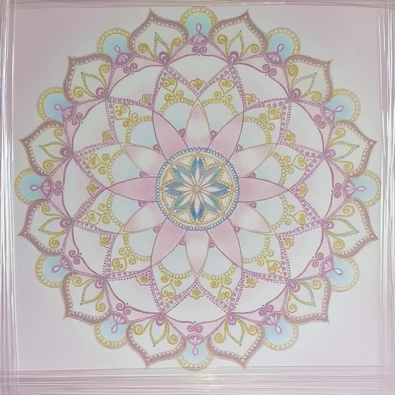 喜悦禅生命之花曼陀罗 四季丰彩之美 喜悦油画布无框画30.50.60cm - 海报/装饰画/版画 - 棉．麻 多色