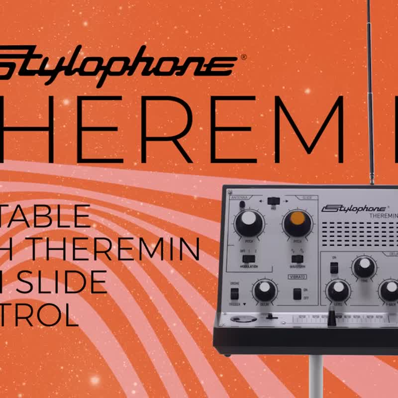 【Stylophone】Theremin 特雷门琴 合成器音源 科幻电子乐器 - 数码小物 - 其他金属 黑色