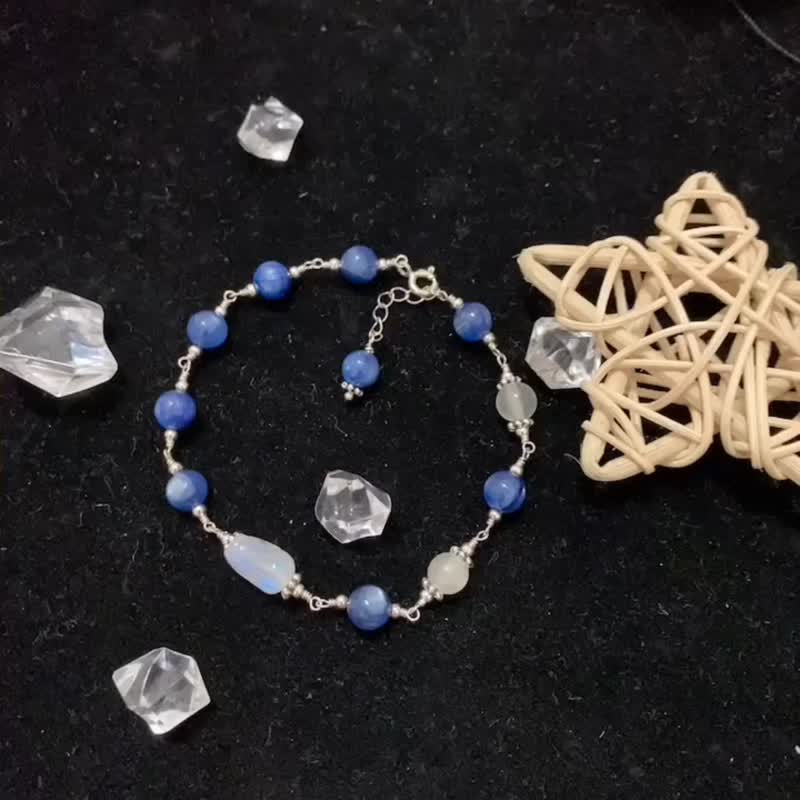 月光。 - 手链/手环 - 水晶 