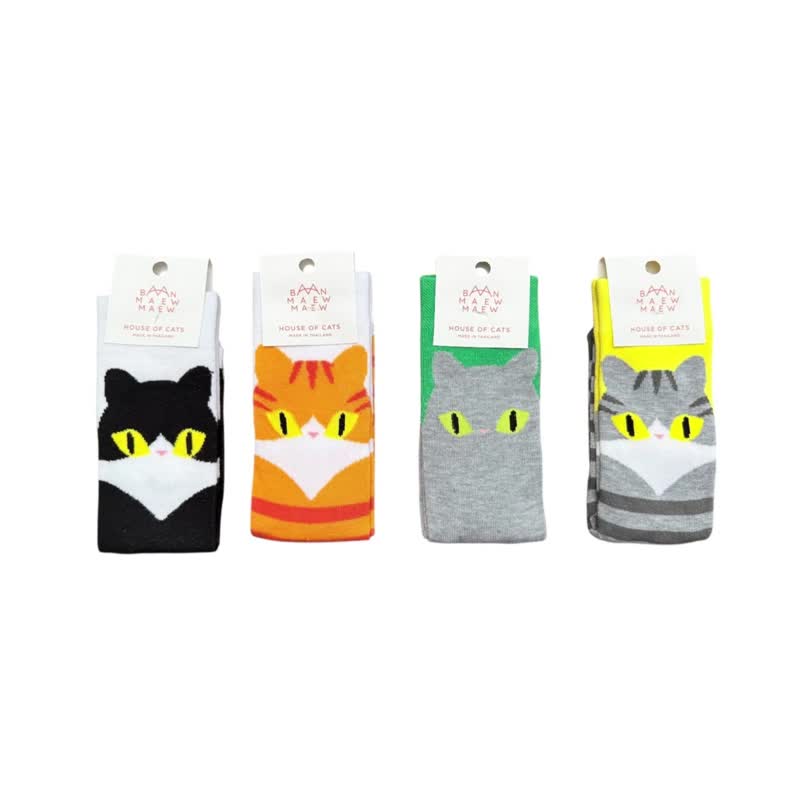 Cat Crew 袜子系列 2：Cat Crew 袜子系列 2 - 袜子 - 棉．麻 多色