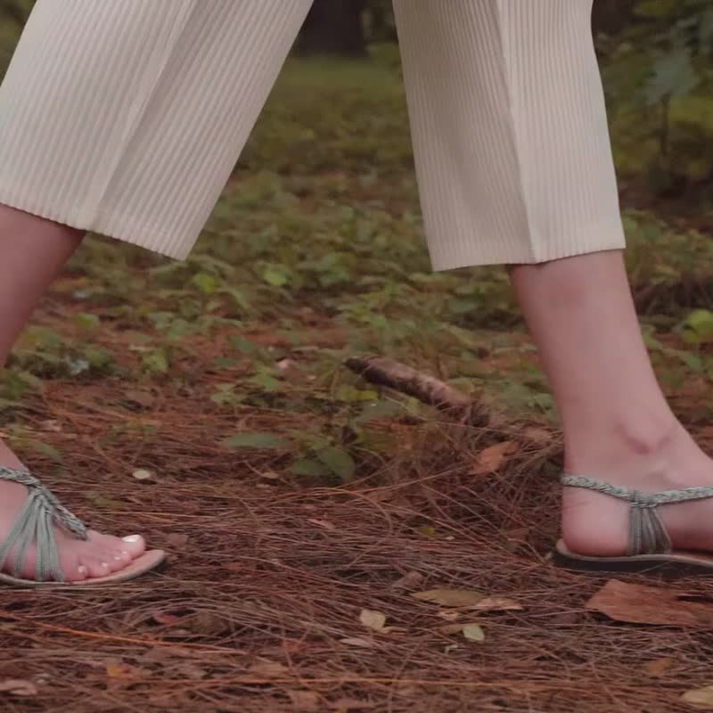 Explore 陶土奶油渐层色 - 拖鞋 - 尼龙 咖啡色